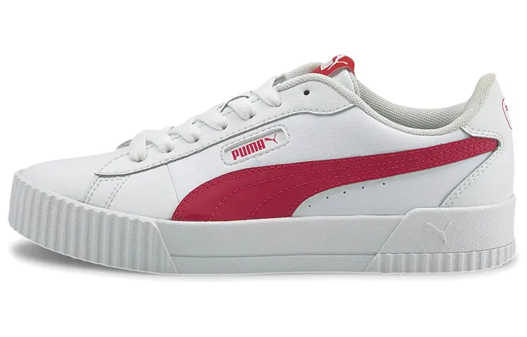PUMA Carina Crew White/Red Women's