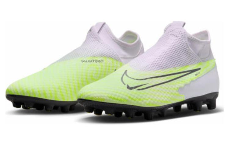 Nike Phantom GX HG Rubber Short Studs Soccer Shoes Men's White Green купить в интернет-магазине Yoocart с быстрой доставкой по России.
