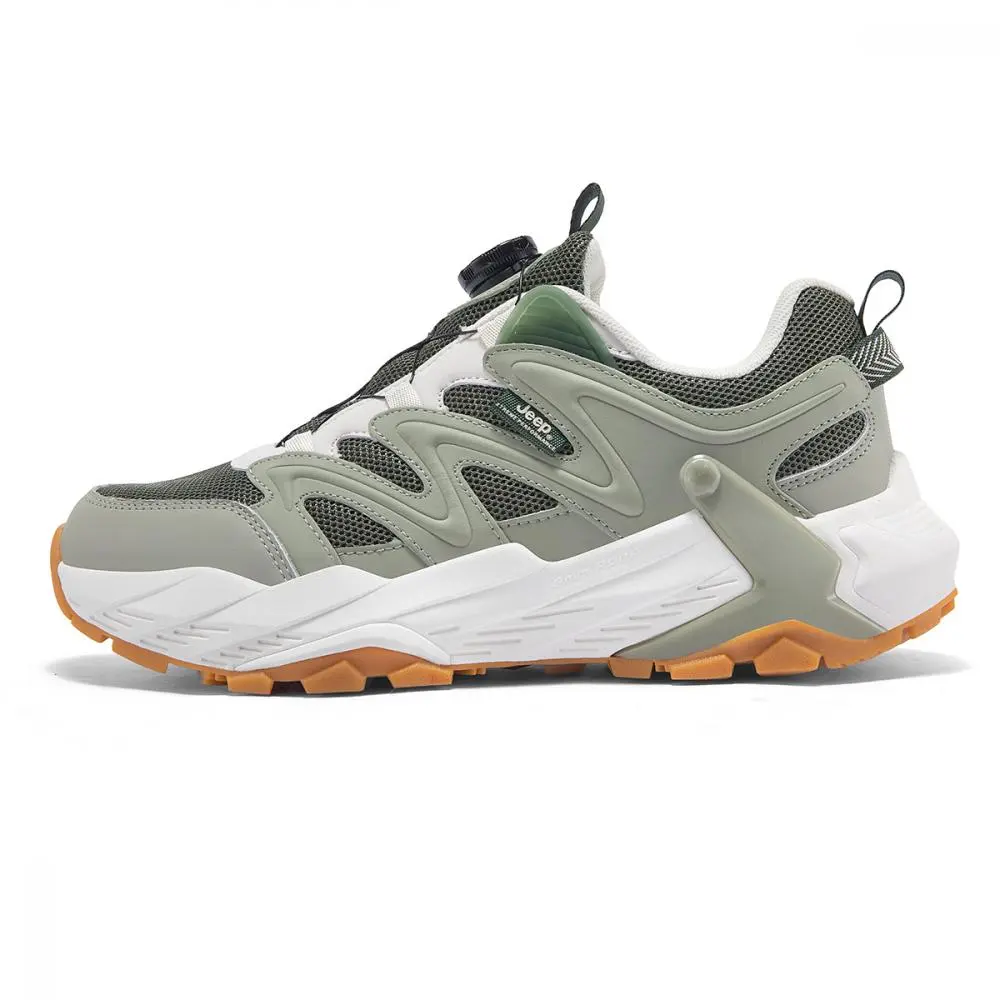 Jeep Low Top Hiking Shoes Men's Green