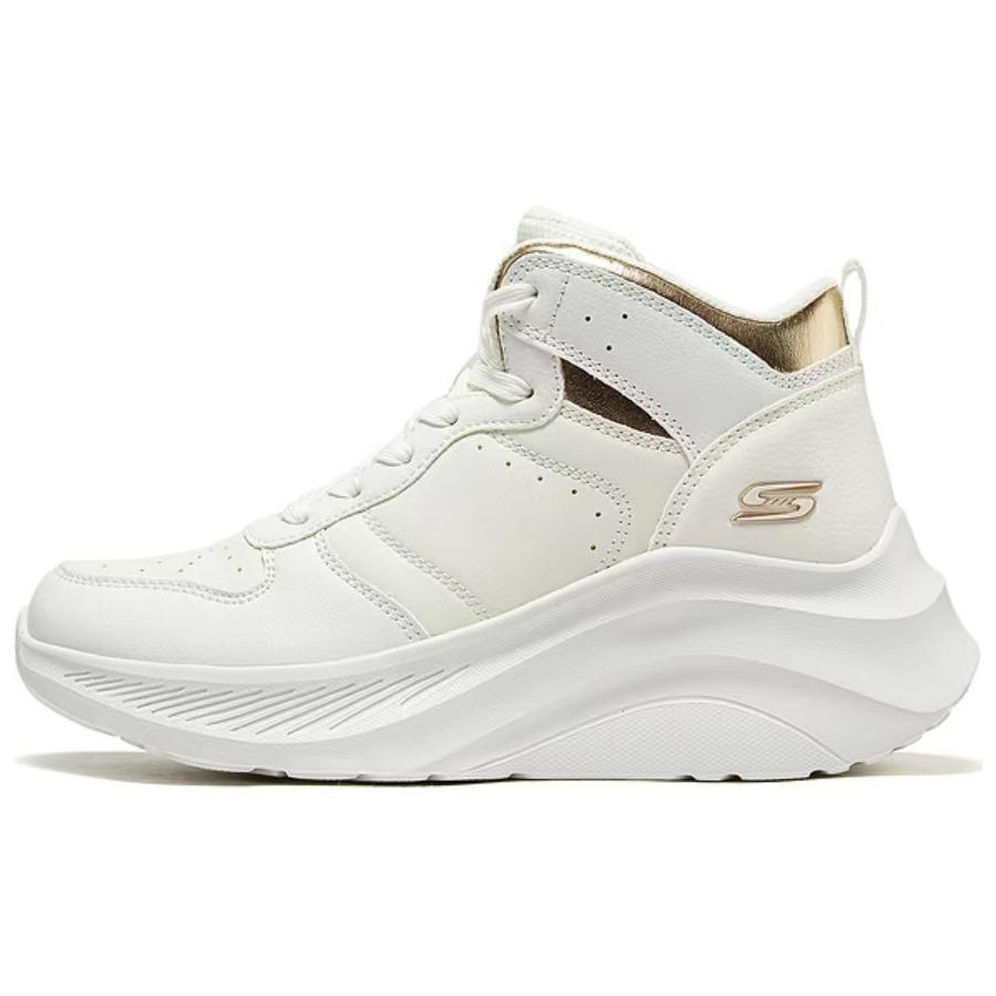 Skechers BOBS Sport Slip-Resistant Mid-Top Casual Shoes Women's White