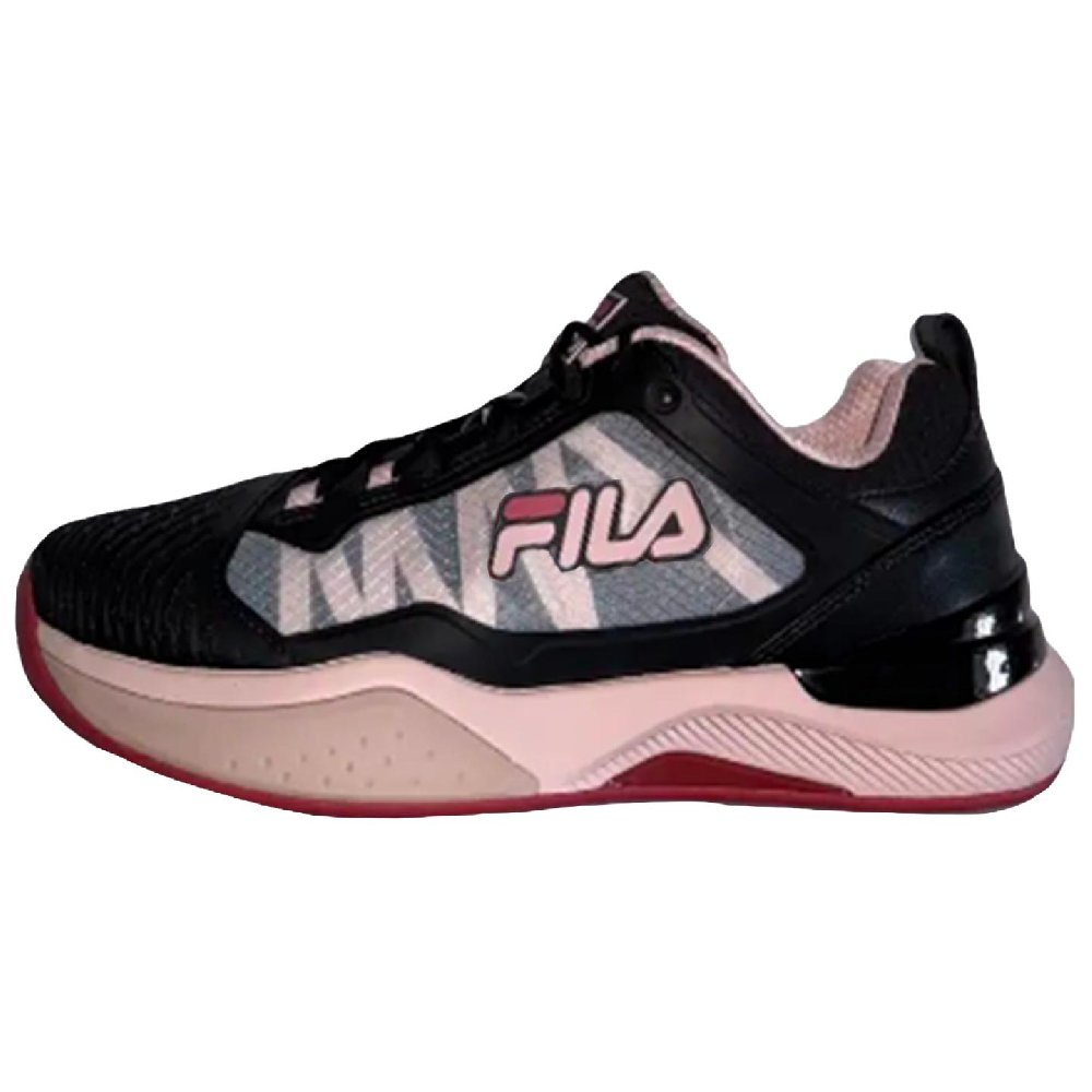 FILA SPEED SERVE Low Top Tennis Shoes Women's Black Pink