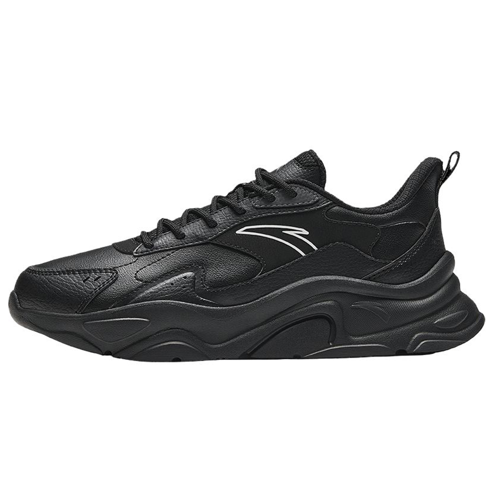 Anta Little Millennium Anti-Slip Wear-Resistant Low-Top Casual Shoes Women's Black