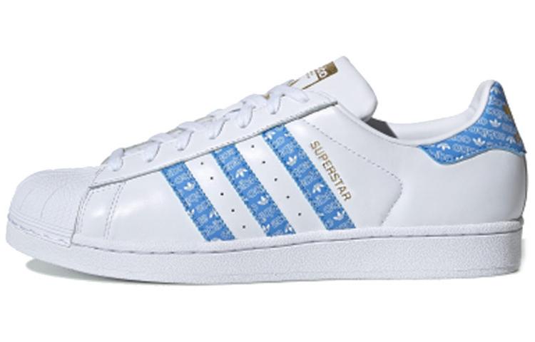 Adidas Superstar 'Real Blue Logo Print'