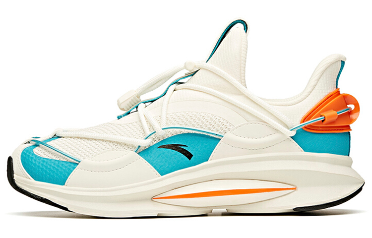 Anta Cushioning Anti-Slip And Wear-Resistant Low-Top Running Shoes Men's White Green