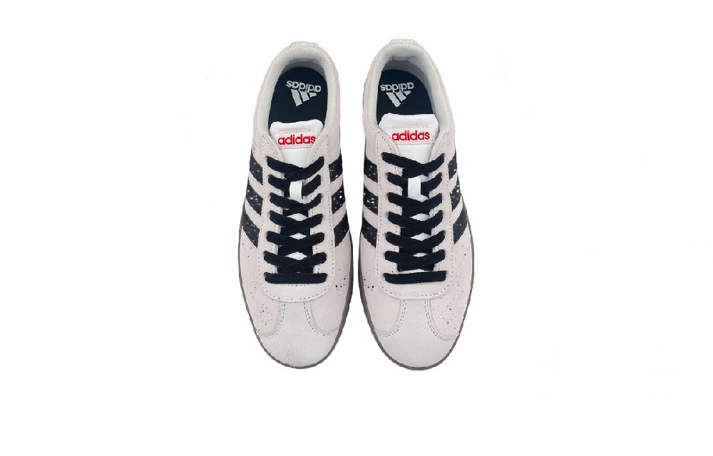 Adidas Neo VL Court Lifestyle Slip Resistant Low Top Skateboard Shoes Unisex Gray Black
