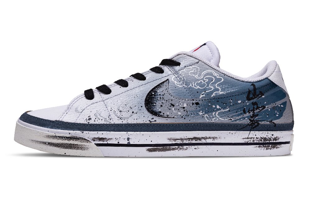 Nike Court Legacy Skateboard Shoes Men's Low top Blue/White
