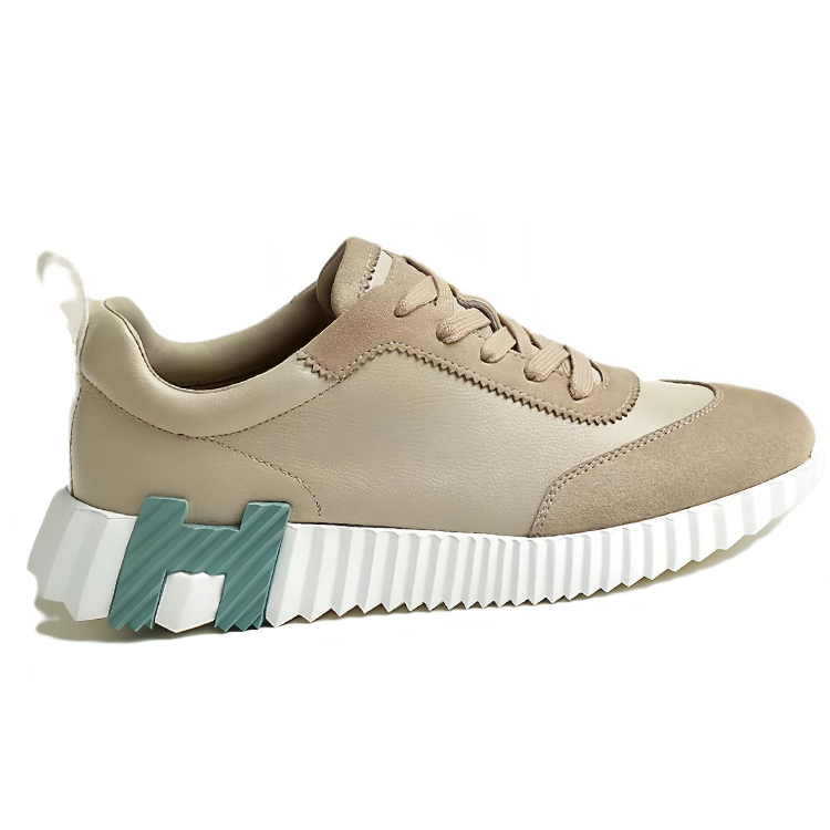 HERMES Bouncing Casual Shoes Women's Beige