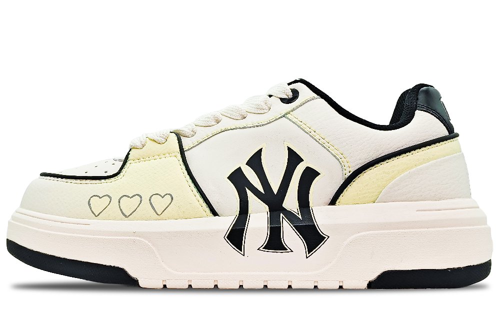 MLB Chunky Liner Low-Top Skateboard Shoes Unisex Yellow White