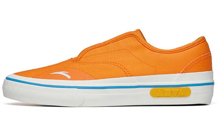 Anta Jie Ao Walk Slip Resistant, Abrasion Resistant, Lightweight Low top Skateboard Shoes Women's Sunset Orange
