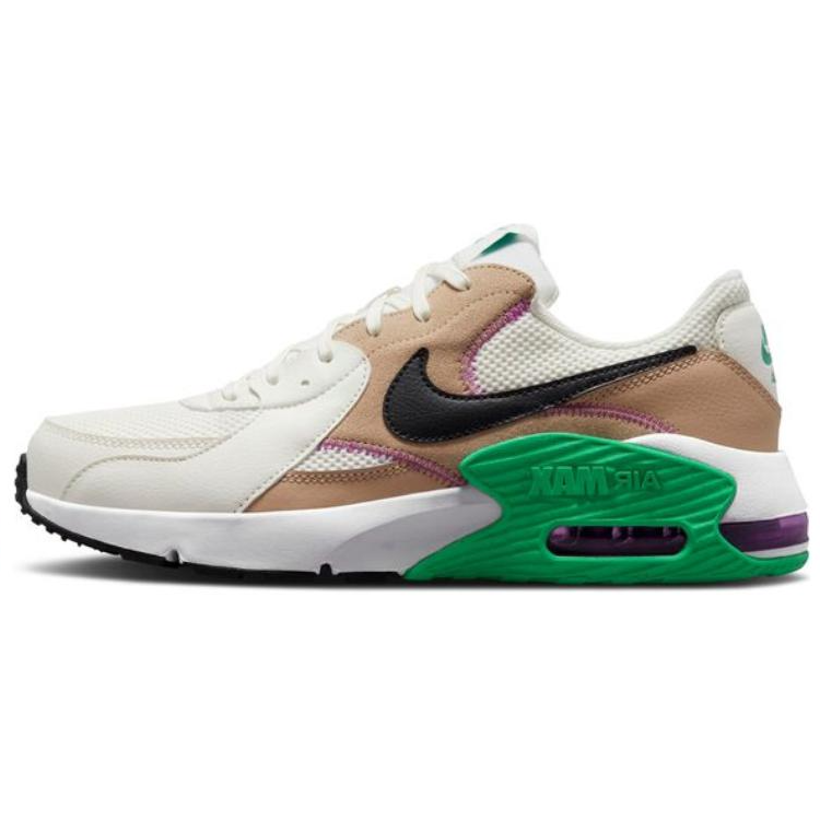 Nike Air Max Excee Low Top Casual Shoes Men's White Brown Green