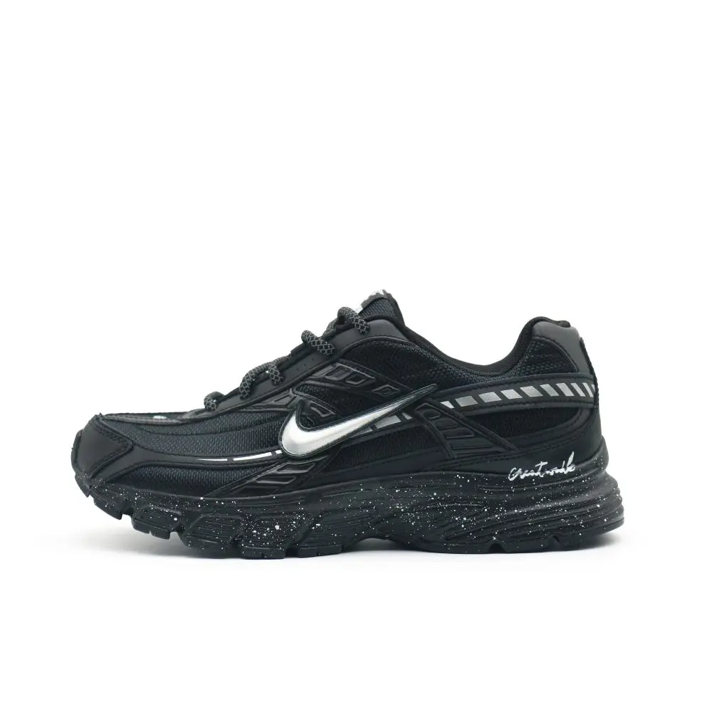 Nike Initiator Cushioning And Breathable Low top Running Shoes Unisex Black