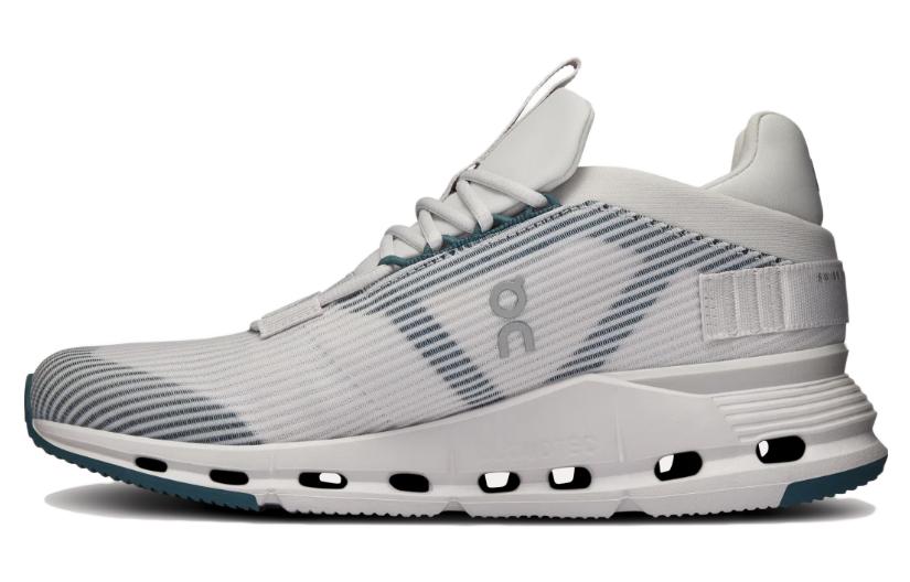 On Cloudnova Anti Slip Wear Resistant Low Top Casual Shoes Women's Gray