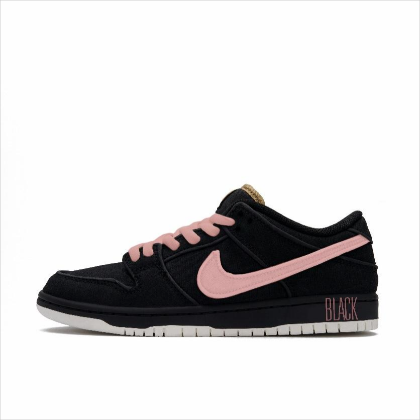 Nike Dunk SB Low Top Skateboard Shoes Unisex Black Pink