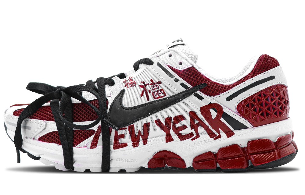 Nike Air Zoom Vomero 5 Running Shoes Unisex Low-Top Burgundy