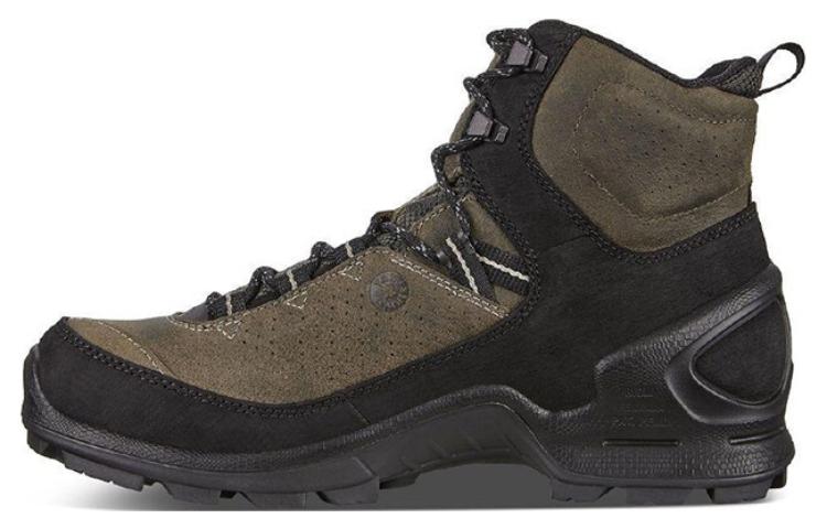 Ecco Wear-Resistant Slip-Resistant Ankle-Length Outdoor Boots Men's Green