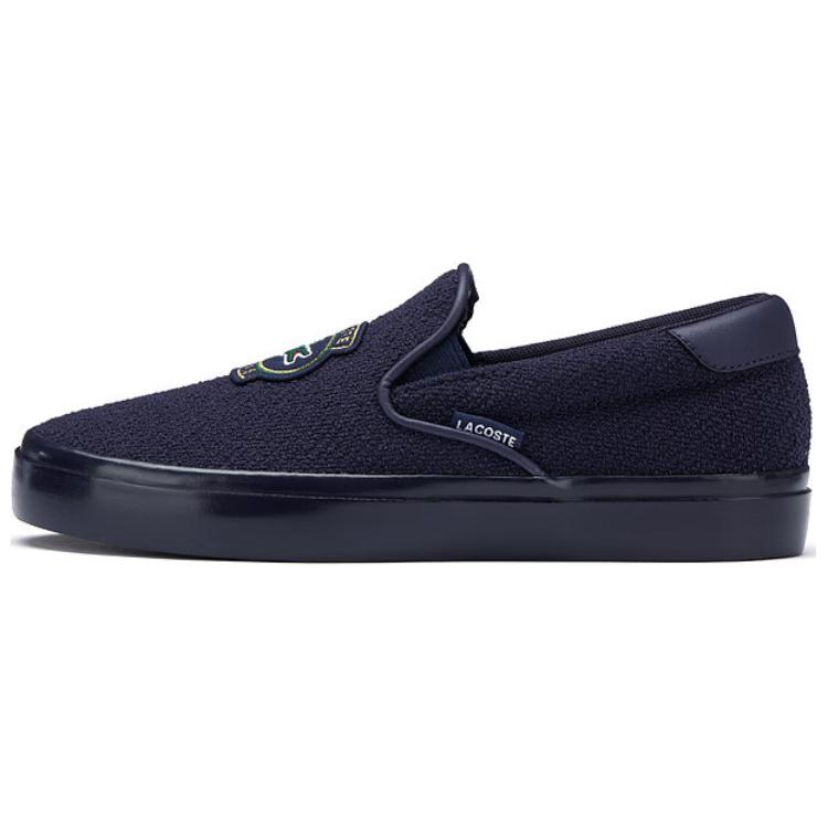 LACOSTE Low-Top Skateboard Shoes Women's Navy Blue
