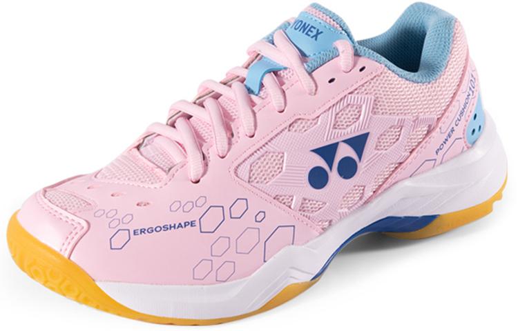 YONEX Power Cushion Anti-Slip And Wear-Resistant Coverage Low-Top Badminton Shoes Women's Pink Blue
