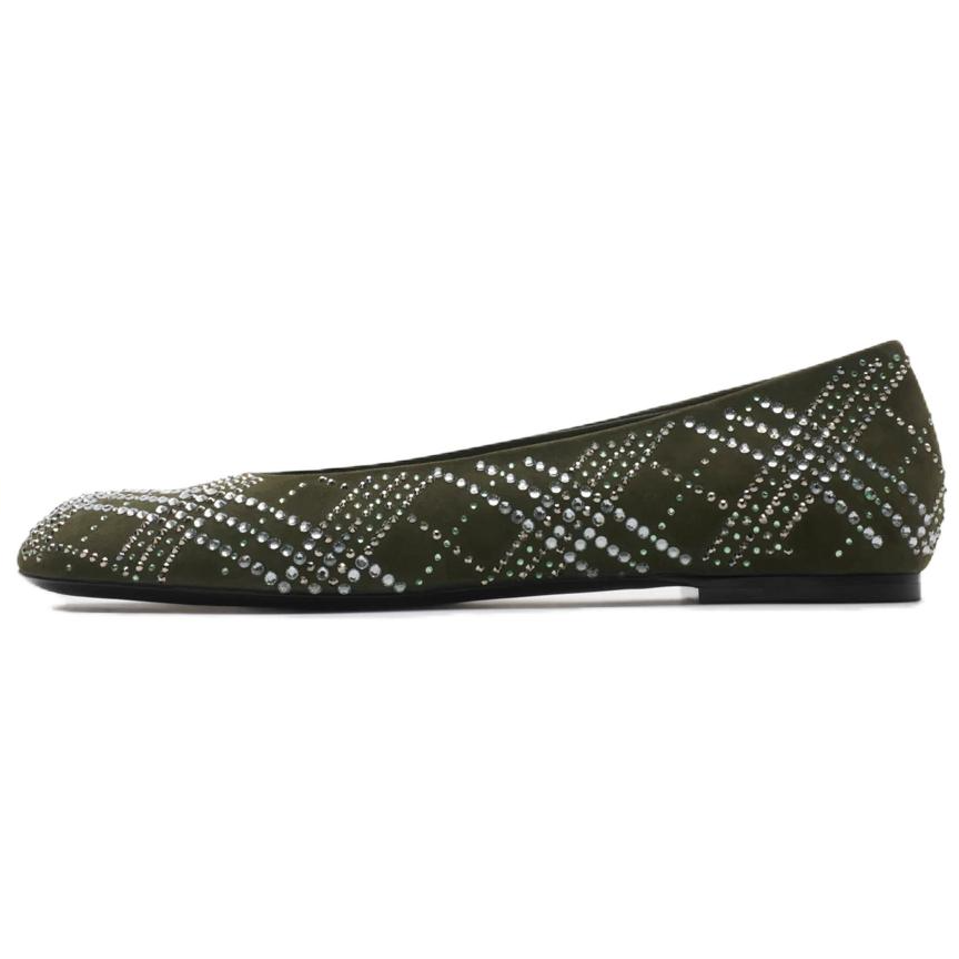 Burberry Casual Single Shoes Women's Green