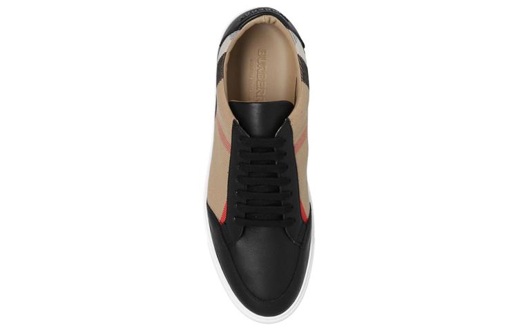 Burberry Low top Stylish Skateboarding Shoes Women's Black Beige Brown купить в интернет-магазине Yoocart с быстрой доставкой по России.
