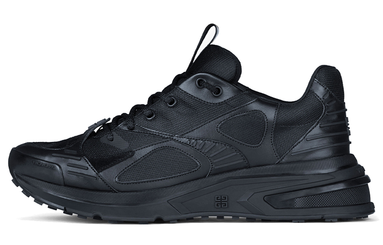Givenchy Shock Absorbers With Slip Resistant And Abrasion Resistant Properties Low Top Sports Casual Shoes Men's Black