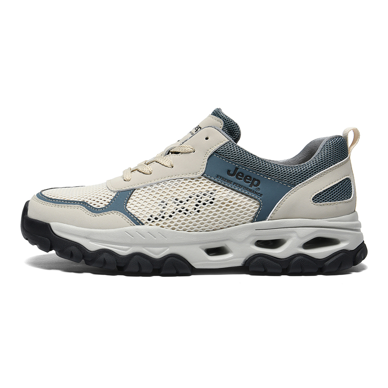 Jeep Low Top Hiking Shoes Men's Sand