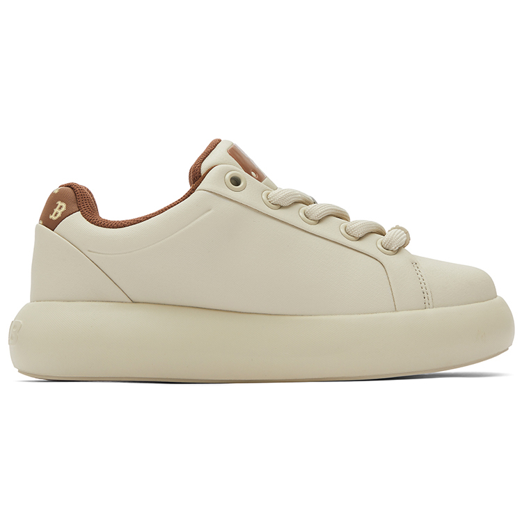 MLB Chunky Classic 24SS Cushioning, Wear Resistant Low Top Skateboard Shoes Unisex Khaki Brown