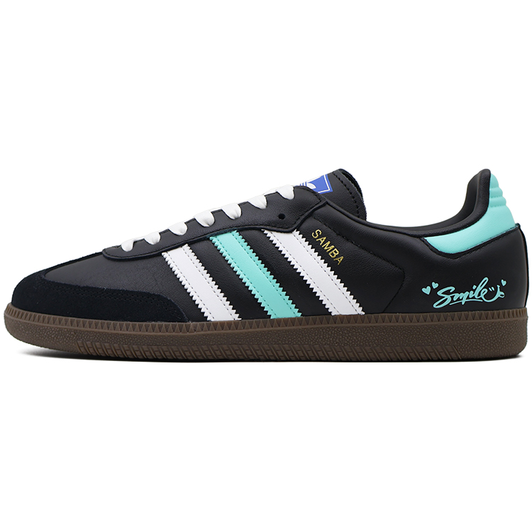 Adidas Originals Samba Slip-Resistant Cushioning Water-Resistant Low-Top Skateboard Shoes Unisex Black