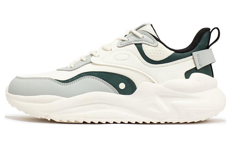 361° Yunshu 3 Breathable And Wear-resistant Low-Top Casual Shoes Men's White Cyan
