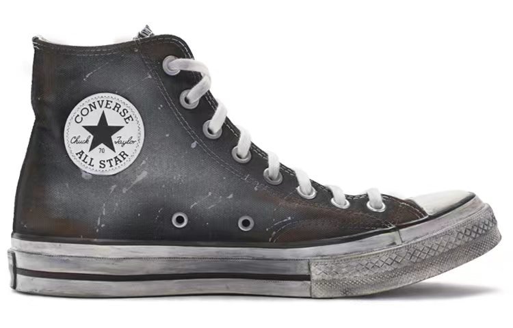 Converse All Star Anti Slip Wear Resistant High Top Canvas Shoes Unisex Black White
