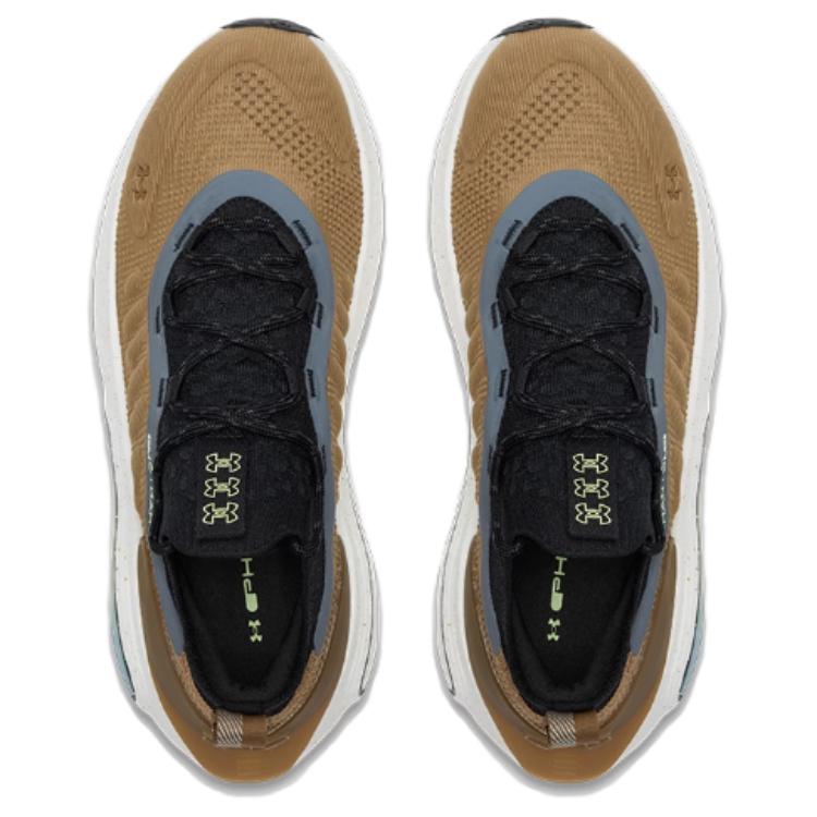 Under Armour Phantom 4 Anti-Slip Wear-Resistant Low-Top Running Shoes Men's Suburban Coyote Brown