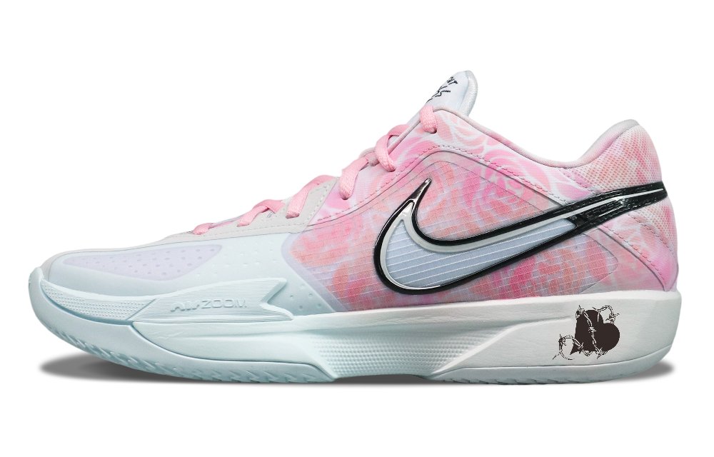 Nike GT Cut Cross Abrasion Resistant Low Top Basketball Shoes Men's Pink