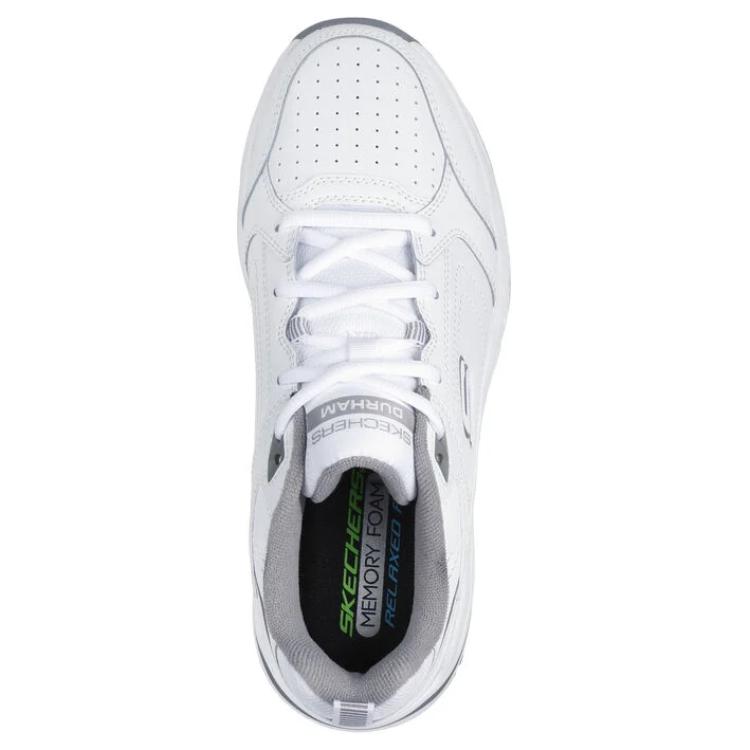 Skechers Abrasion Resistant Low top Casual Shoes Men's White купить в интернет-магазине Yoocart с быстрой доставкой по России.