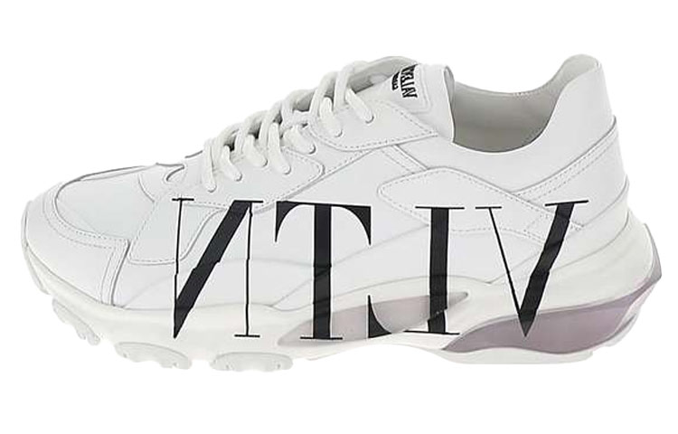 Valentino Bounce Anti Slip Wear Resistant Low Top Casual Shoes Men's White