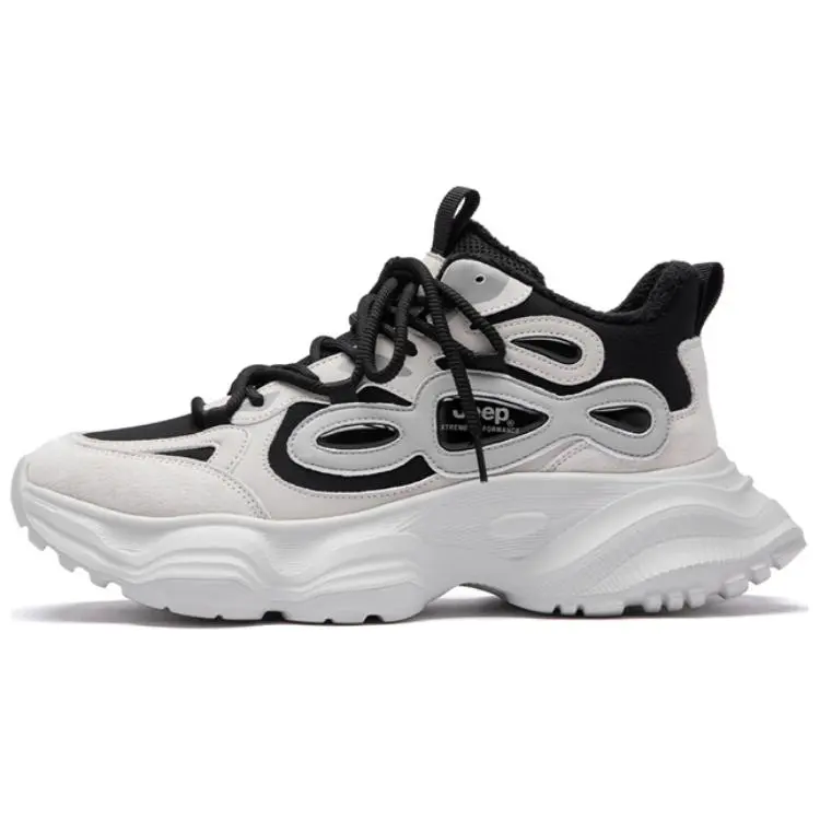 Jeep Wear resistant And Lightweight Low Top Chunky Sneakers Men's