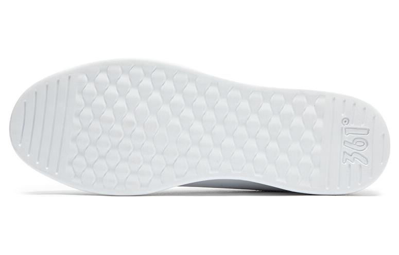 361° Slip Resistant, Abrasion Resistant, Lightweight Low Top Skateboard Shoes Men's White