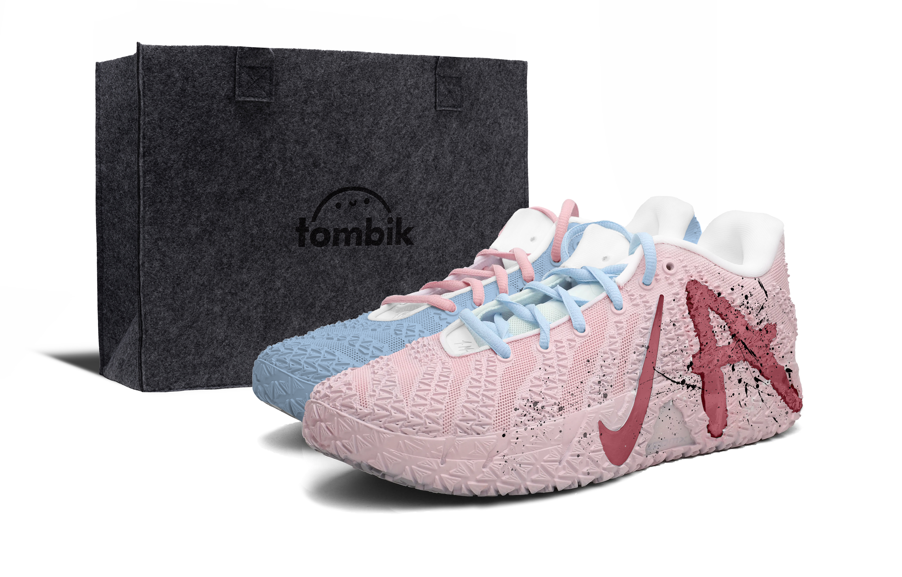 Nike Ja Morant 3 Making An Immediate Appearance Abrasion Resistant Coverage Low top Basketball Shoes Unisex Blue Pink