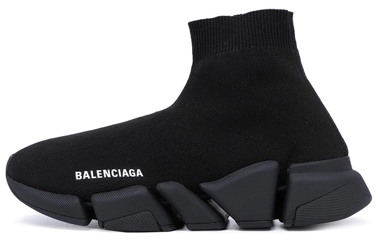 Balenciaga Speed 2.0 Shiny Black Women's