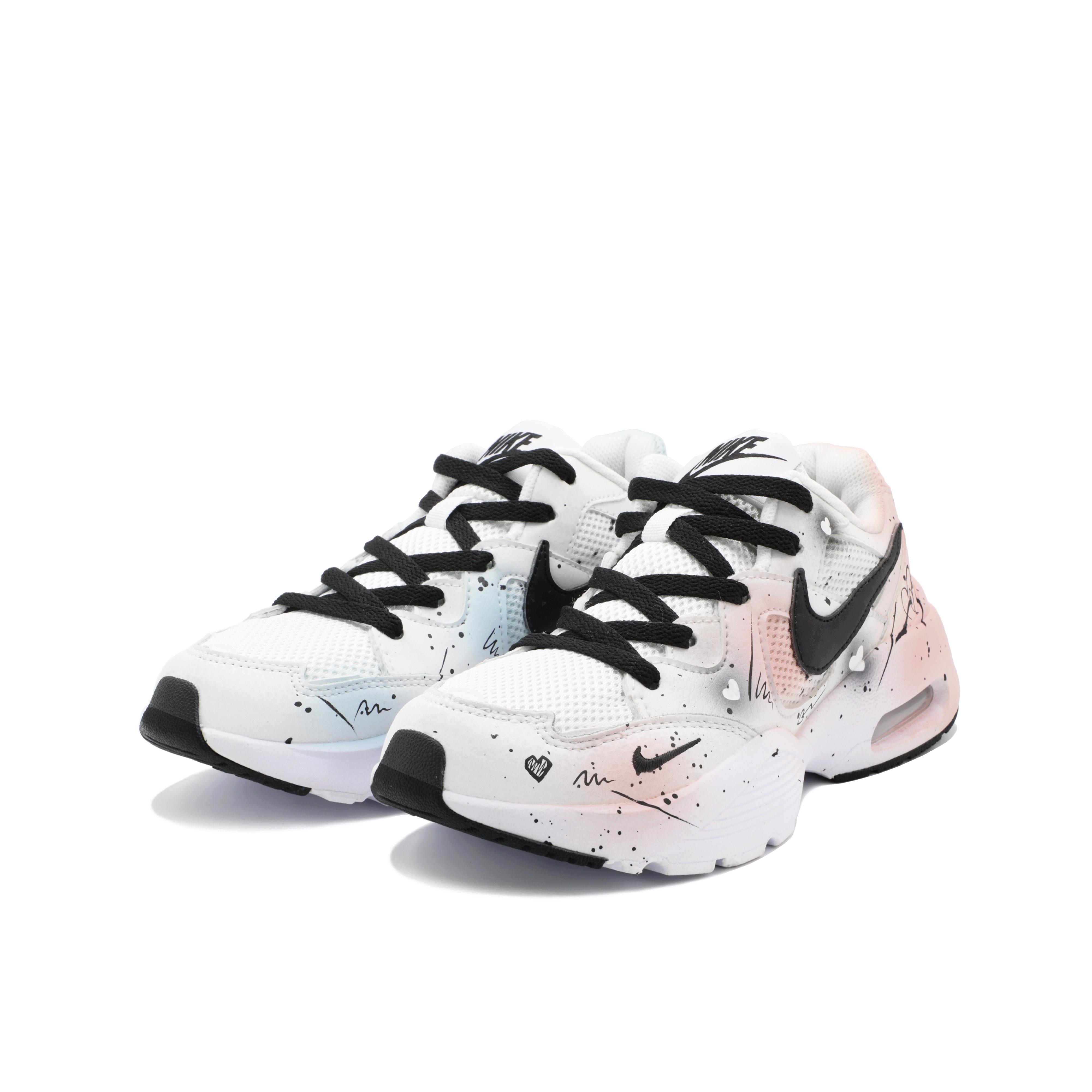 Nike Air Max Fusion Anti Slip Wear Resistant Low Top Running Shoes Women's Red Blue купить в интернет-магазине Yoocart с быстрой доставкой по России.
