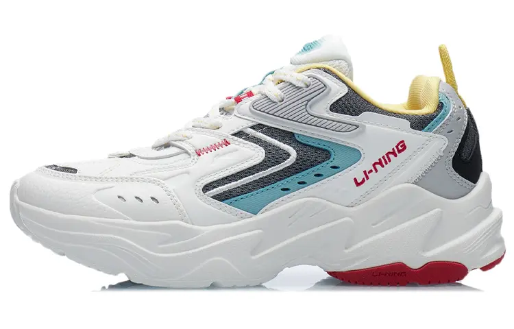 LiNing Spacetime Cushioning Low top Running Shoes Women's White Gray