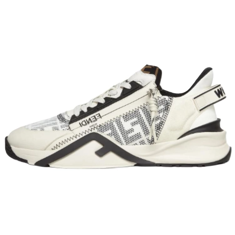 FENDI Flow Lace Up Sneakers