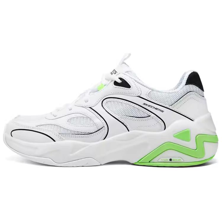 Skechers ATHLETICS SPORT PERFORMANCE Chunky Sneakers Men Low-Top White/Green/Black