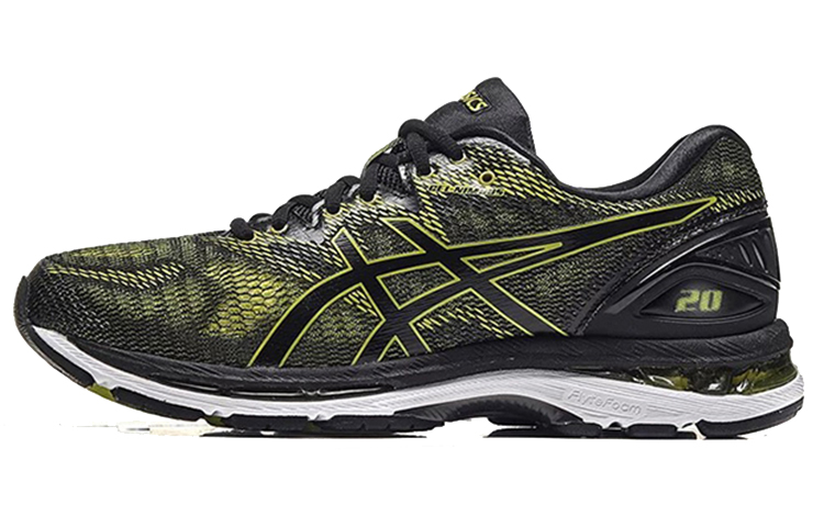 Asics Gel Nimbus 20 Sulphur Spring 'Black White'