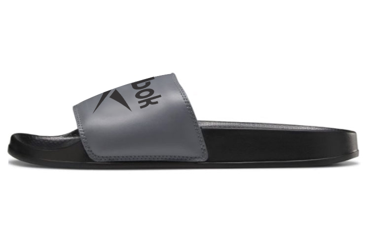 Reebok Classic Slides Outdoor Stylish Sports Slippers Silver Gray Colorblock