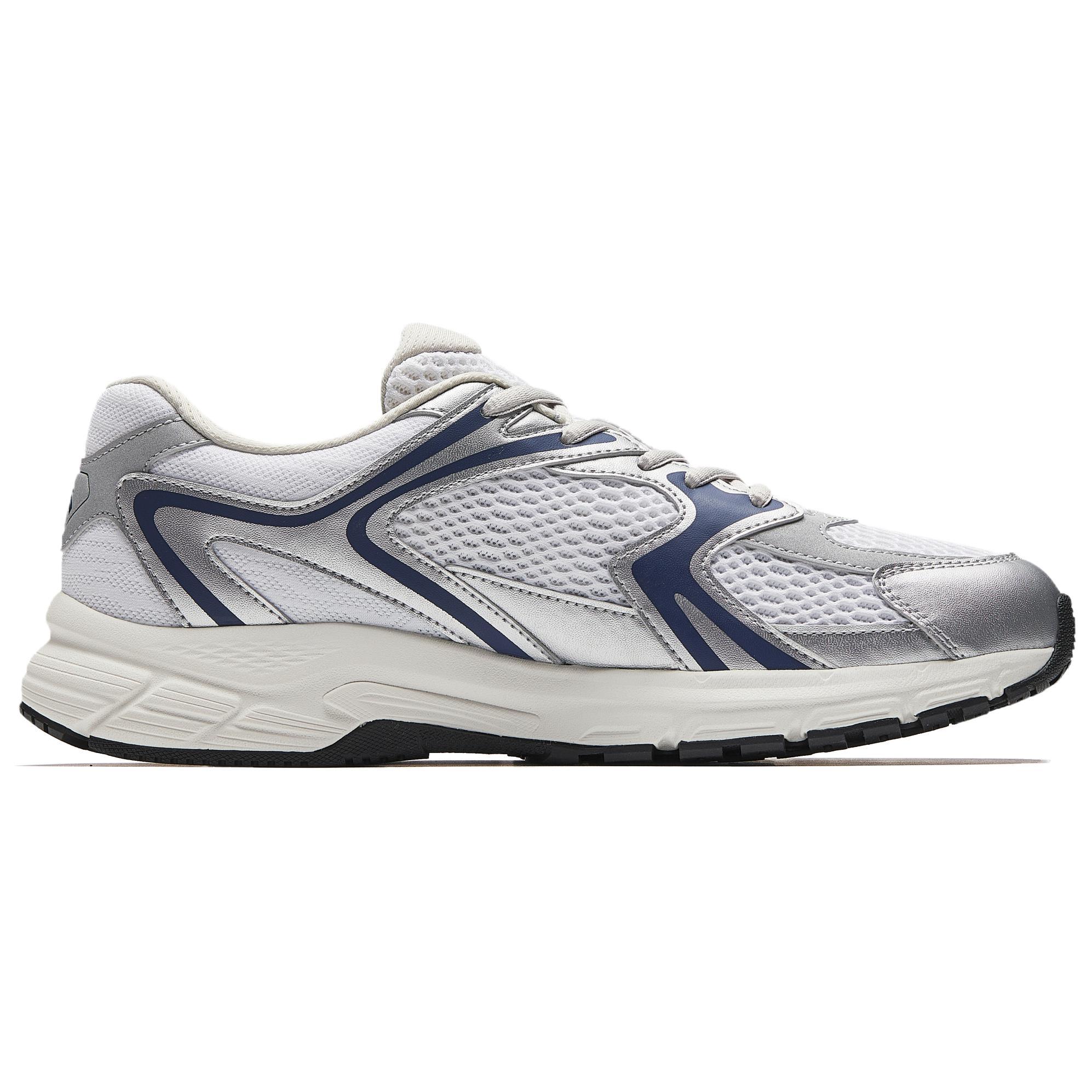ANTA Running Shoes Men's Low top Pure White, Silver, Dark Nautical Blue купить в интернет-магазине Yoocart с быстрой доставкой по России.