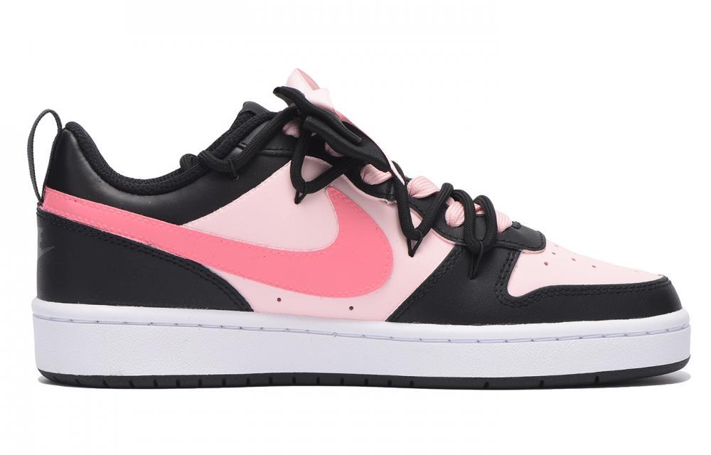 Nike Court Borough Low Chestnut Slip-Resistant Coverage Low-Top Skateboard Shoes GS Black Pink купить в интернет-магазине Yoocart с быстрой доставкой по России.