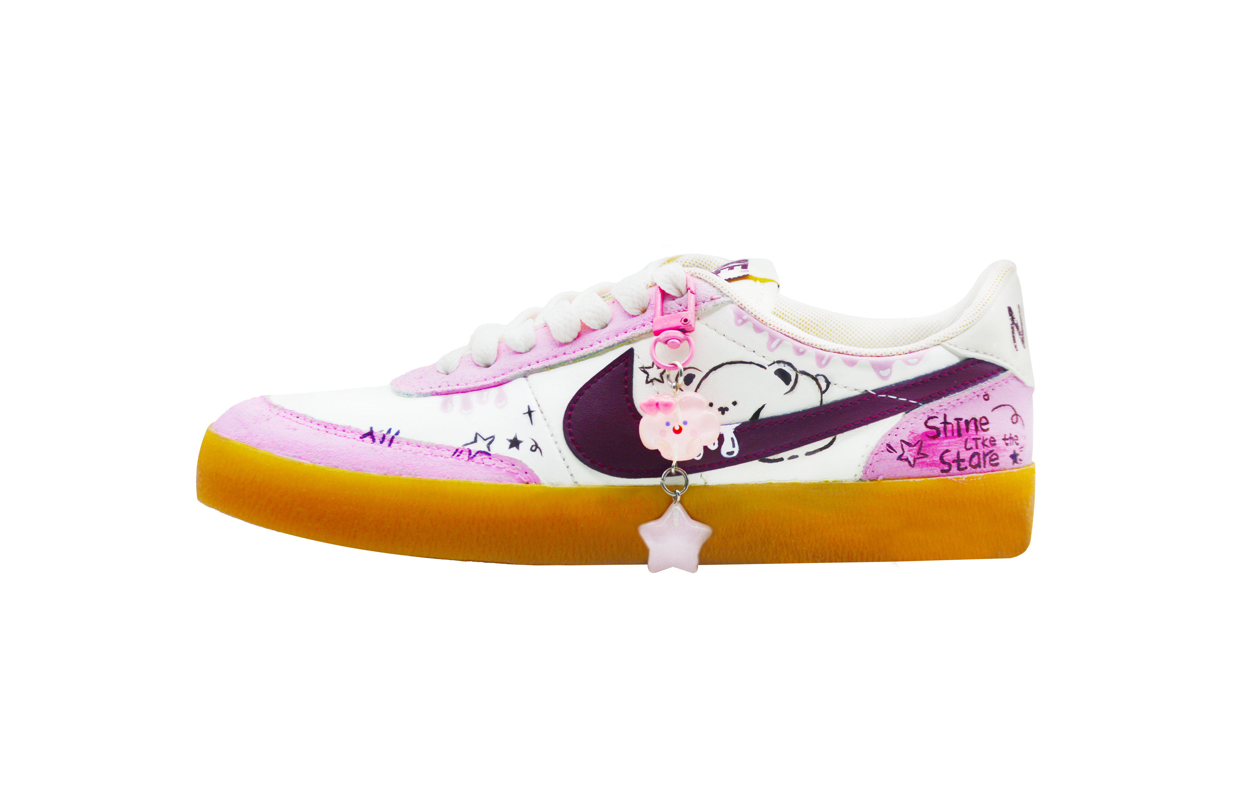 Nike Killshot Cute Gluttony Bear Abrasion Resistant Low top Skateboard Shoes Women's купить в интернет-магазине Yoocart с быстрой доставкой по России.