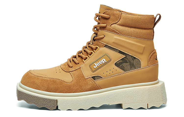 Jeep Martin Boots Men Yellow