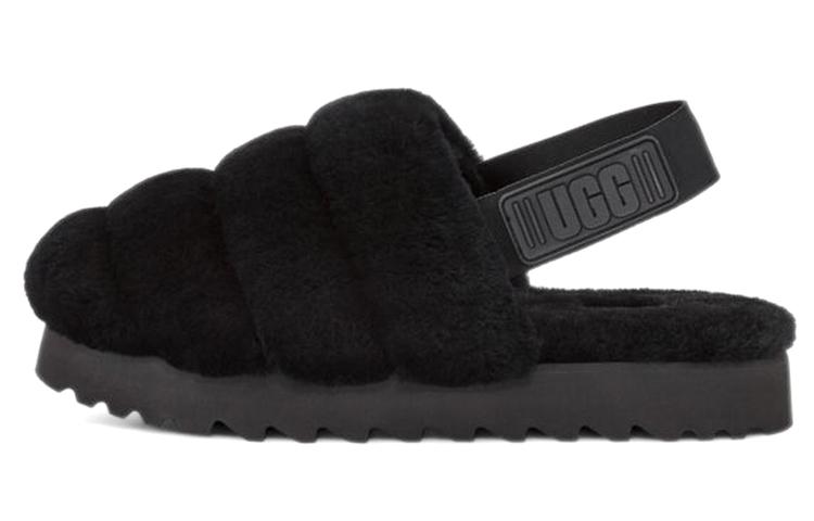 UGG Super Fluff Slipper Black Women's