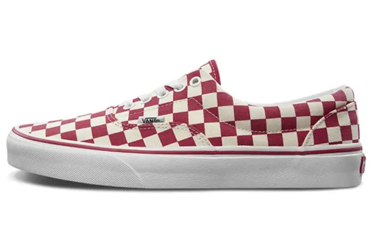 Vans Era Checkerboard Red