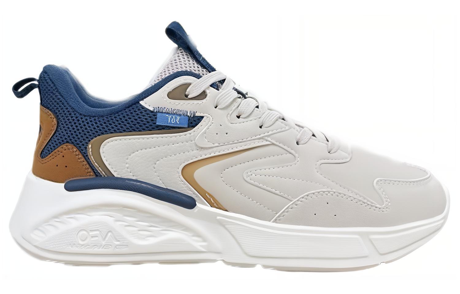 361° Anti-Slip Wear-Resistant Low-Top Running Shoes Men's Blue White купить в интернет-магазине Yoocart с быстрой доставкой по России.